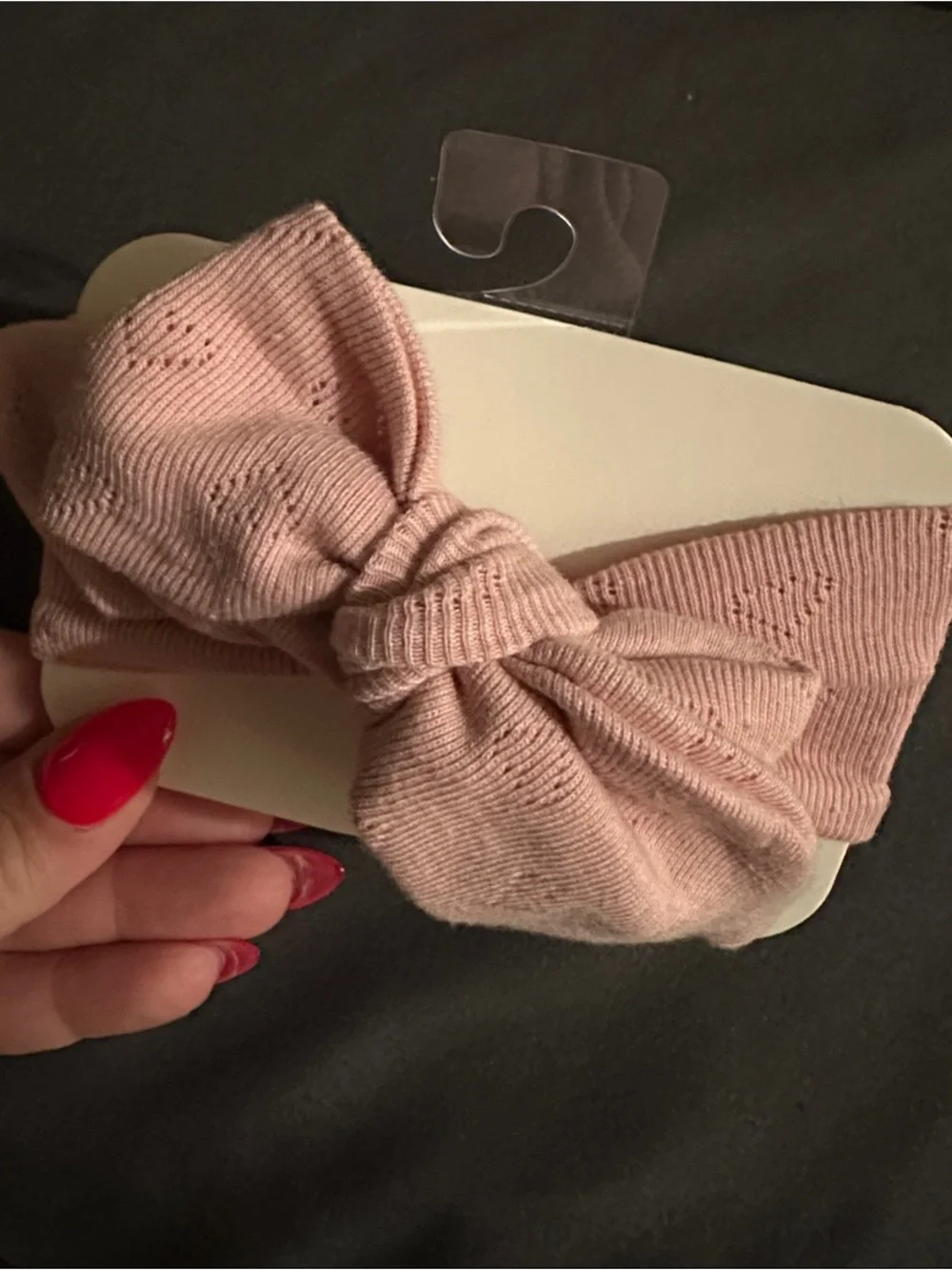 2 New! Pink Baby Headbands